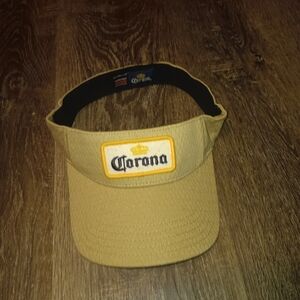 Rare Corona Mas Fina Beer Visor Hat Beach Golf